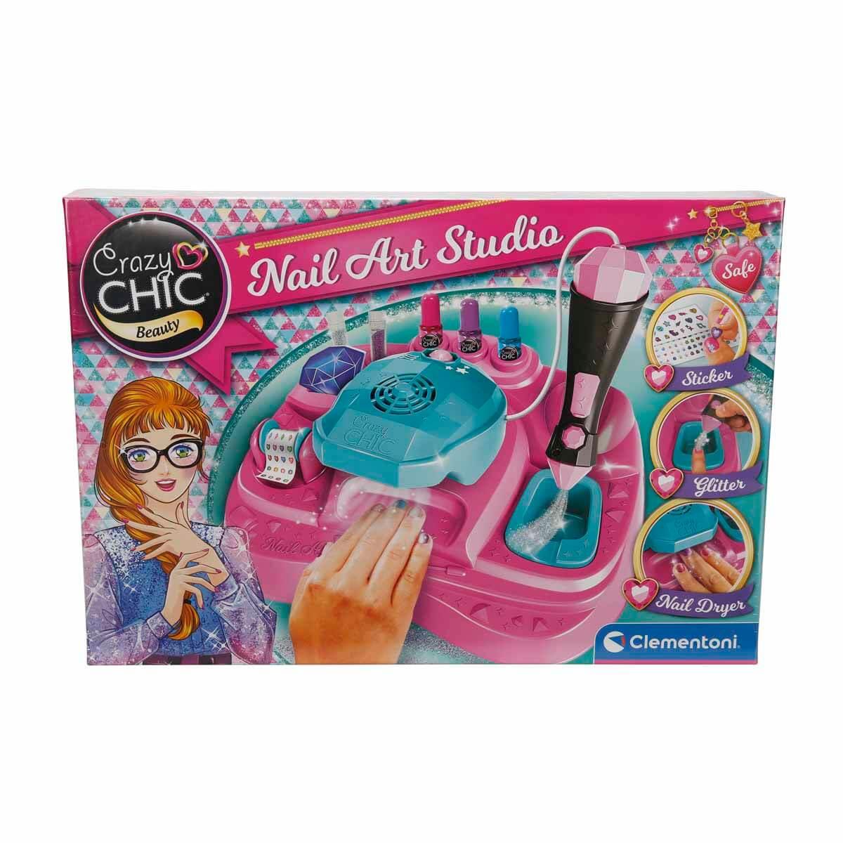 Bilim Oyun Setleri, Clementoni, Clementoni Crazy Chic Oje Kurutucu Tırnak Süsleme ve Tasarım Stüdyosu
