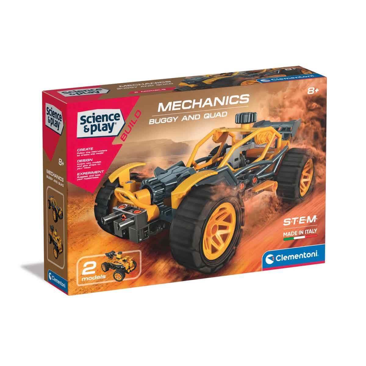Bilim Oyun Setleri, Clementoni, Clementoni Mekanik Laboratuvarı Buggy ve Quad 75077TR