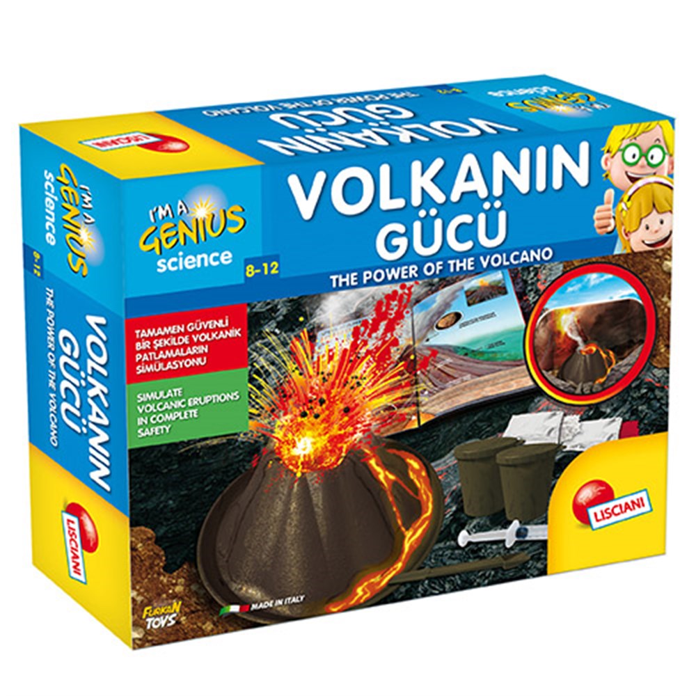 Bilim Oyun Setleri, Lisciani, Lisciani Volkanın Gücü Deney Kiti Eğitici Oyun Seti
