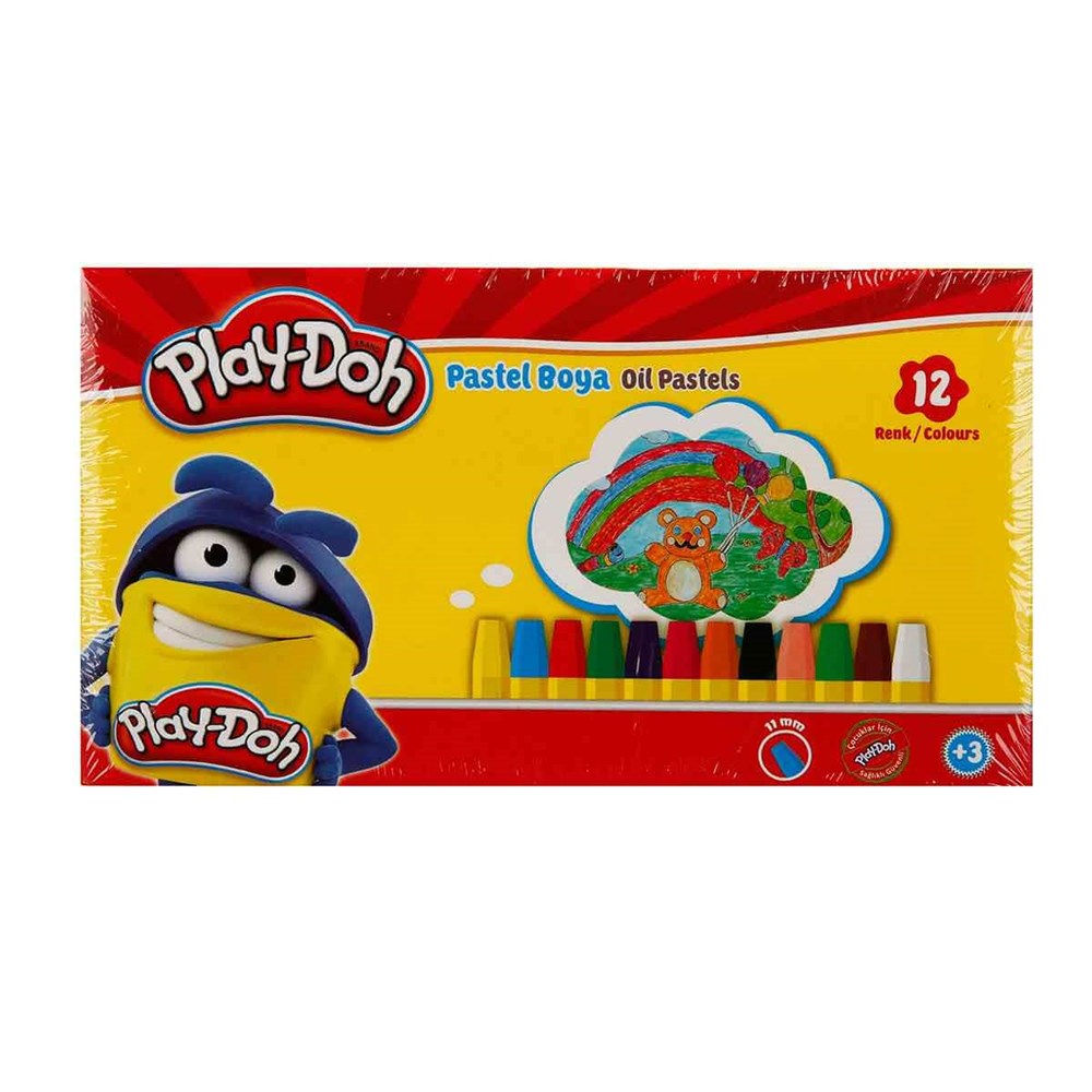 Boyalar - Boya Kalemleri, Play-Doh, Play-Doh 12 Renk Pastel Boya