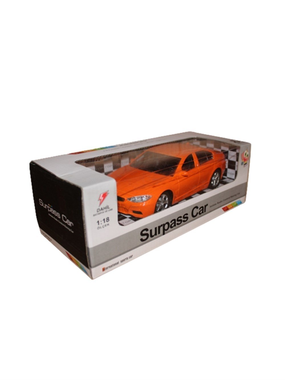 Breadcrumbut, BİRCAN, 1:18 Uzaktan Kumandalı Şarjlı Spor Araba Turuncu 458 97273