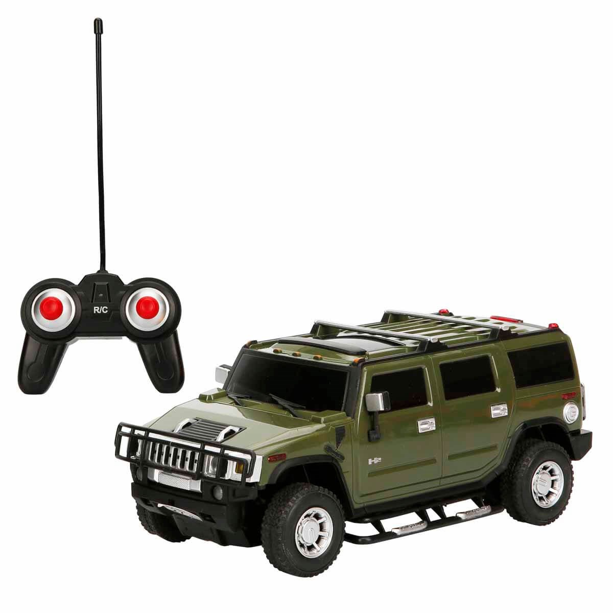 Breadcrumbut, Sunman, 1:24 Hummer H2 Işıklı Uzaktan Kumandalı Araba 39427 Yeşil Araba