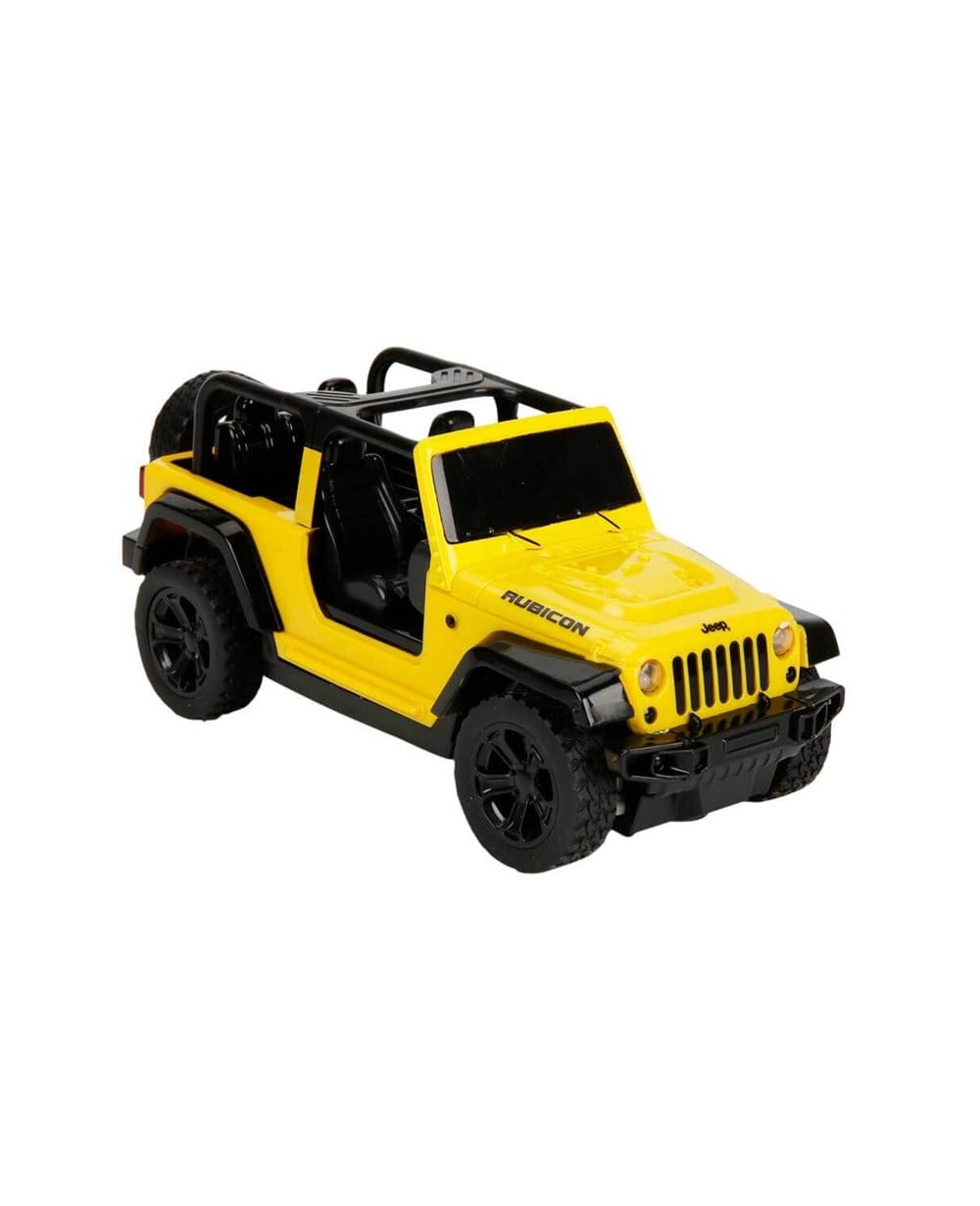 Breadcrumbut, Sunman, 1:26 Uzaktan Kumandalı Işıklı Wrangeler Rubicon Jeep 18 cm 94016 Sarı