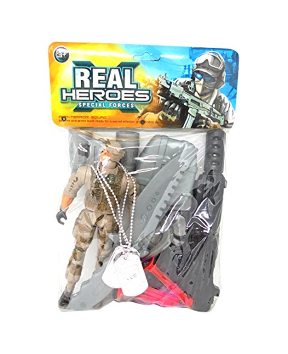 Breadcrumbut, CANDA OYUNCAK, 88667 Real Heroes POŞETTE ASKER OYUN SETİ VE TABANCASI 02632