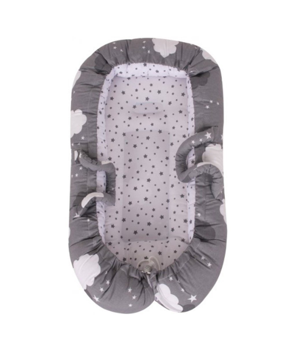 Breadcrumbut, SEVİ BEBE, ANNE YANI BEBEK REFLU YATAGI GRI 