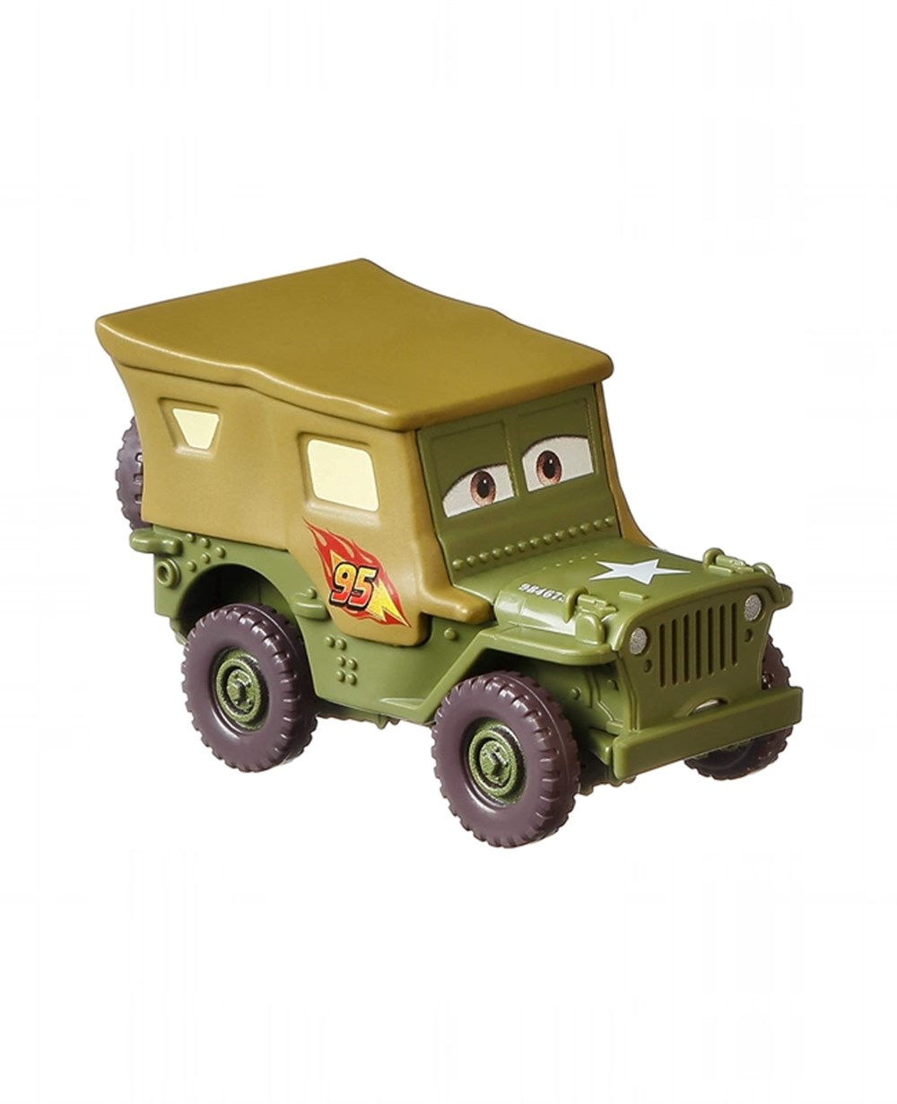 Breadcrumbut, ŞİMŞEK MCQUEEN, Arabalar 3 Tekli Karakter Araçlar DXV29 GKB21 Race Team Sarge