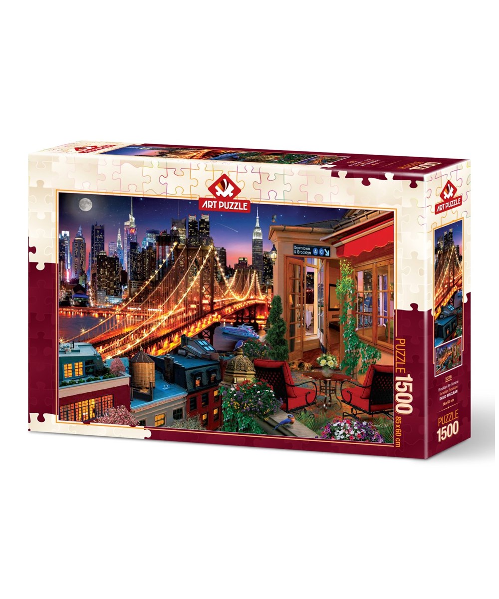 Breadcrumbut, ART PUZZLE, ART PUZZLE 1500LÜ TERASTAN BROOKLYN 85x60CM