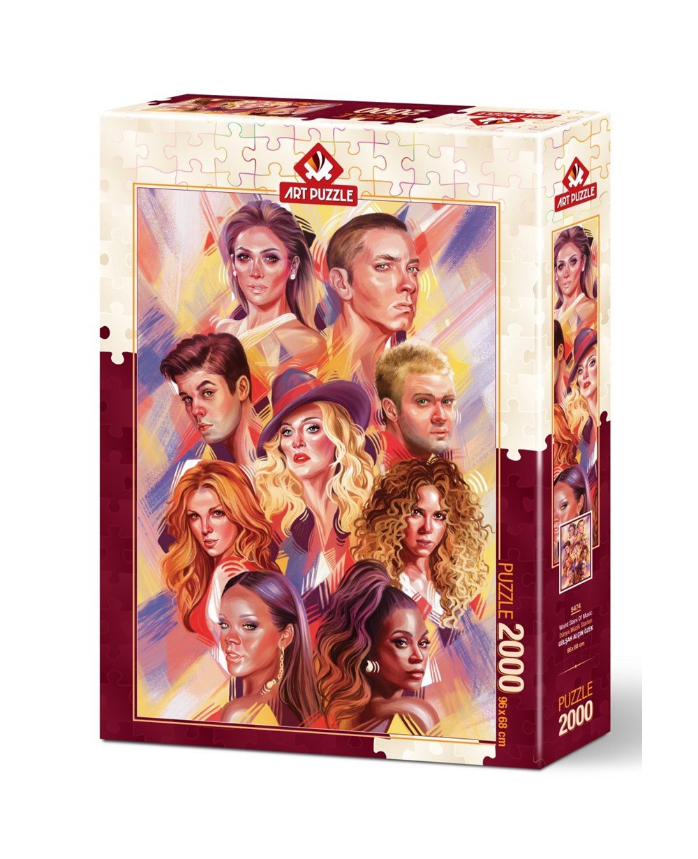 Breadcrumbut, ART PUZZLE, ART PUZZLE 2000Lİ DÜNYA MÜZİK STARLARI 96x68CM