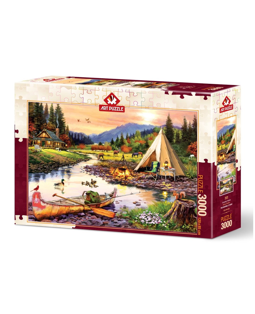 Breadcrumbut, ART PUZZLE, ART PUZZLE 3000Lİ KAMP DOSTLARI 120x85CM