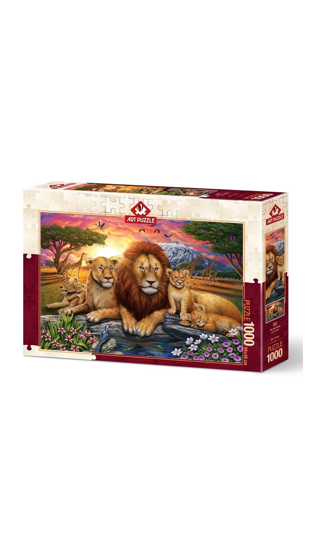 Breadcrumbut, ART PUZZLE, ASLAN AİLESİ - 1000 PARÇA 5221
