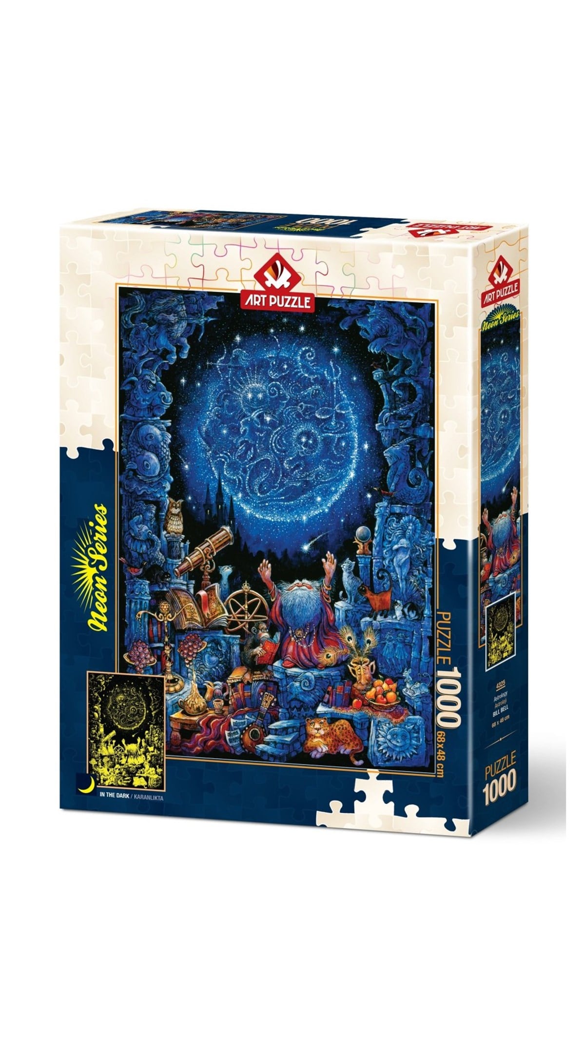 Breadcrumbut, ART PUZZLE, ASTROLOJİ - 1000 PARÇA NEON 4325