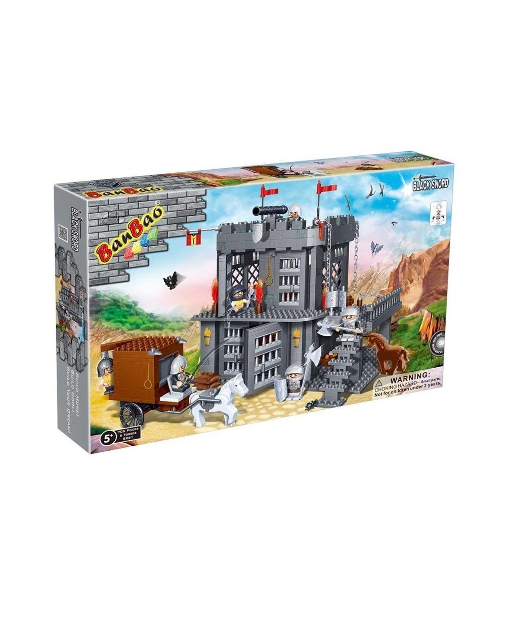 Breadcrumbut, Banbao, BANBAO Zindan Kalesi Savaşcı Lego Seti 705 Parça 8261