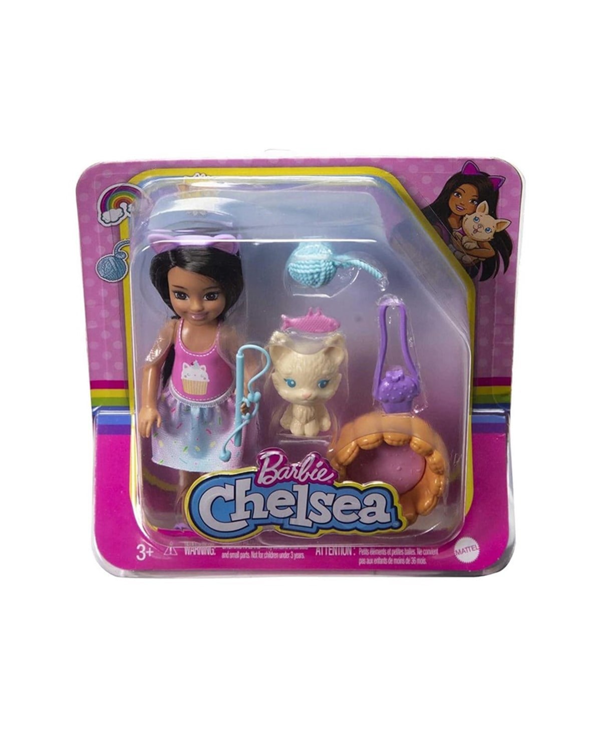 Breadcrumbut, Barbie, Barbie Chelsea Hayvan Dostları Serisi HGT08 HGT09 Yavru Kedi
