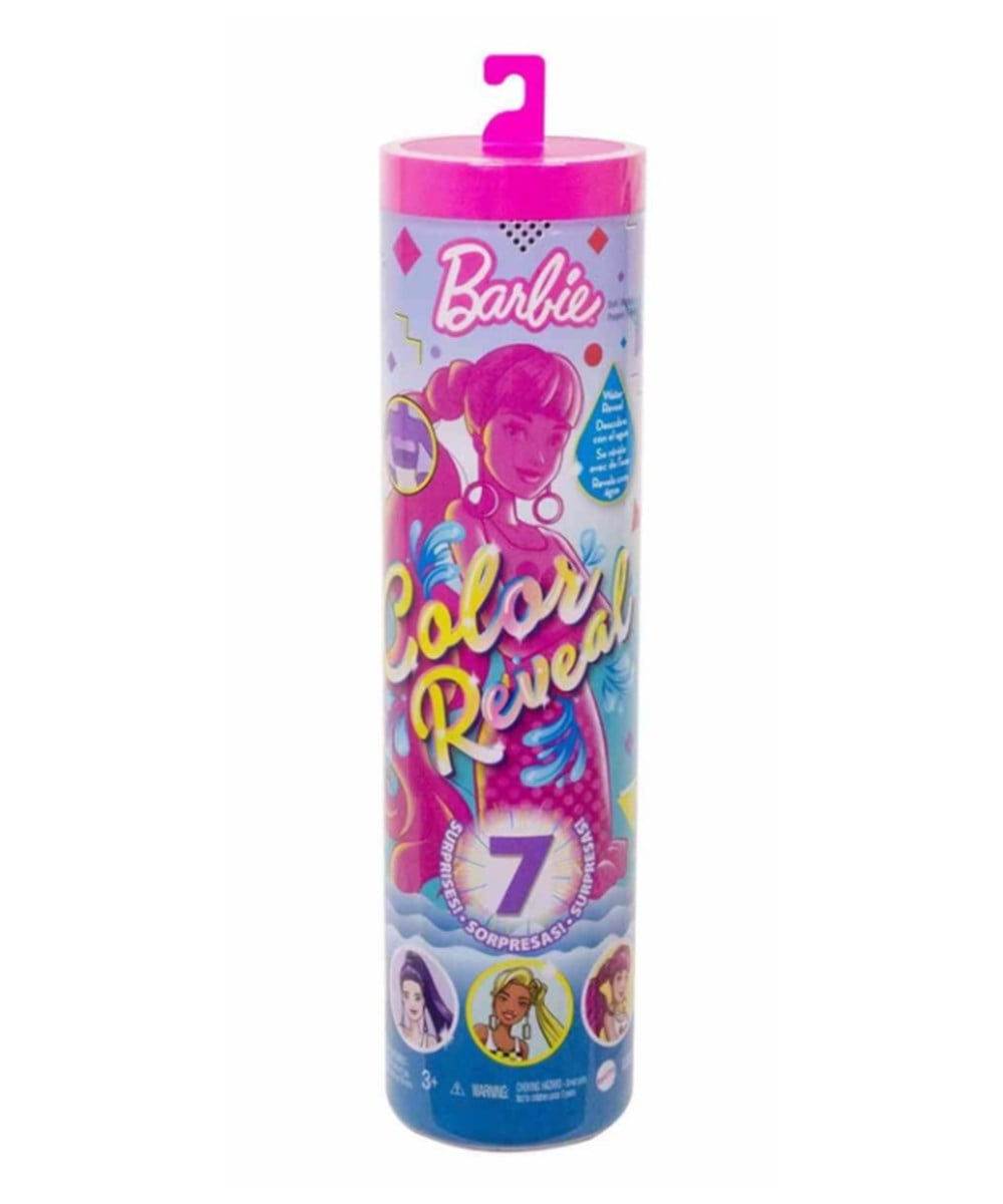 Breadcrumbut, Barbie, Barbie Color Reveal Renk Değiştiren Sürpriz Barbie Renk Bloklu Bebekler Serisi - Seri 2