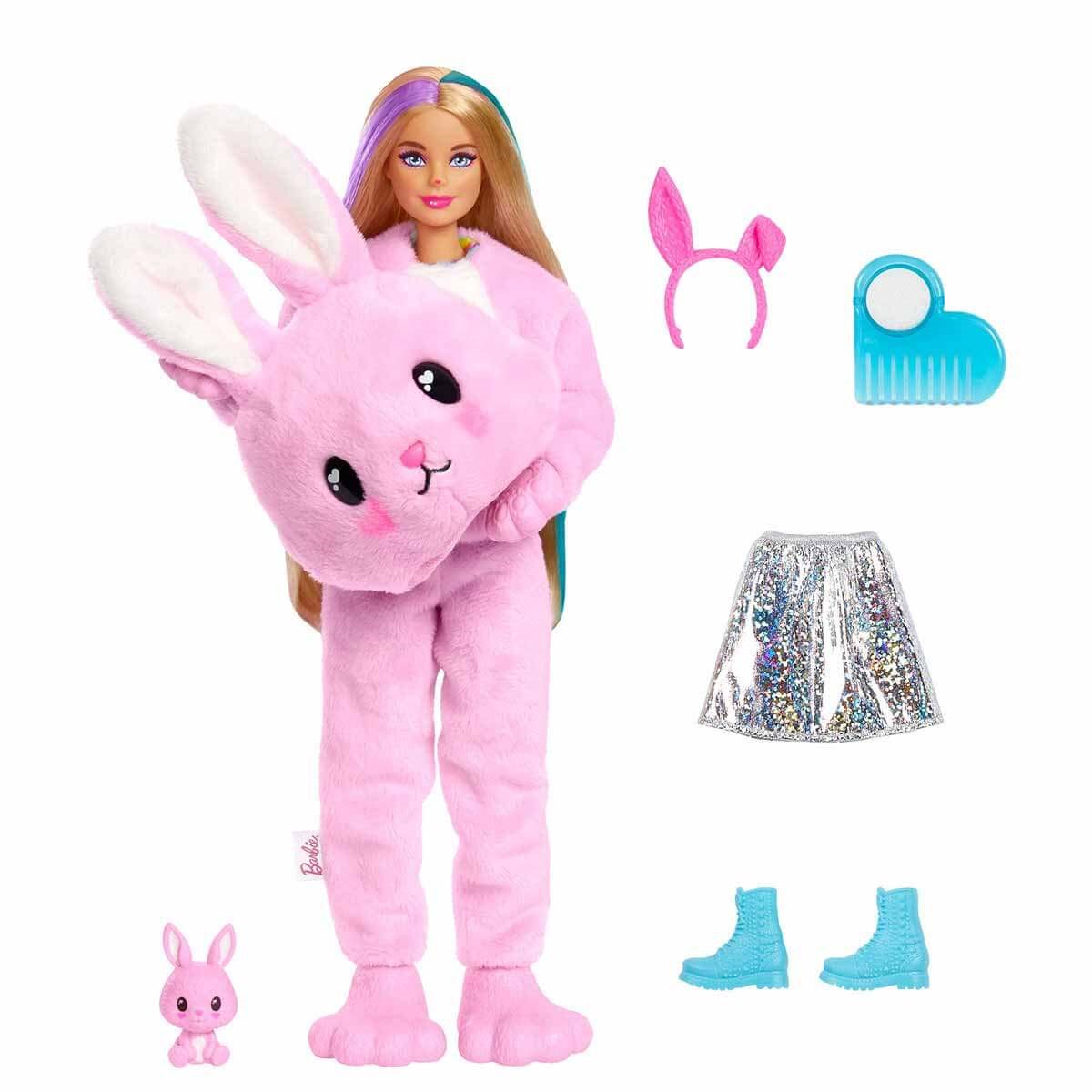 Breadcrumbut, Barbie, Barbie Cutie Reveal Bebekler HHG18 HHG19 Tavşan