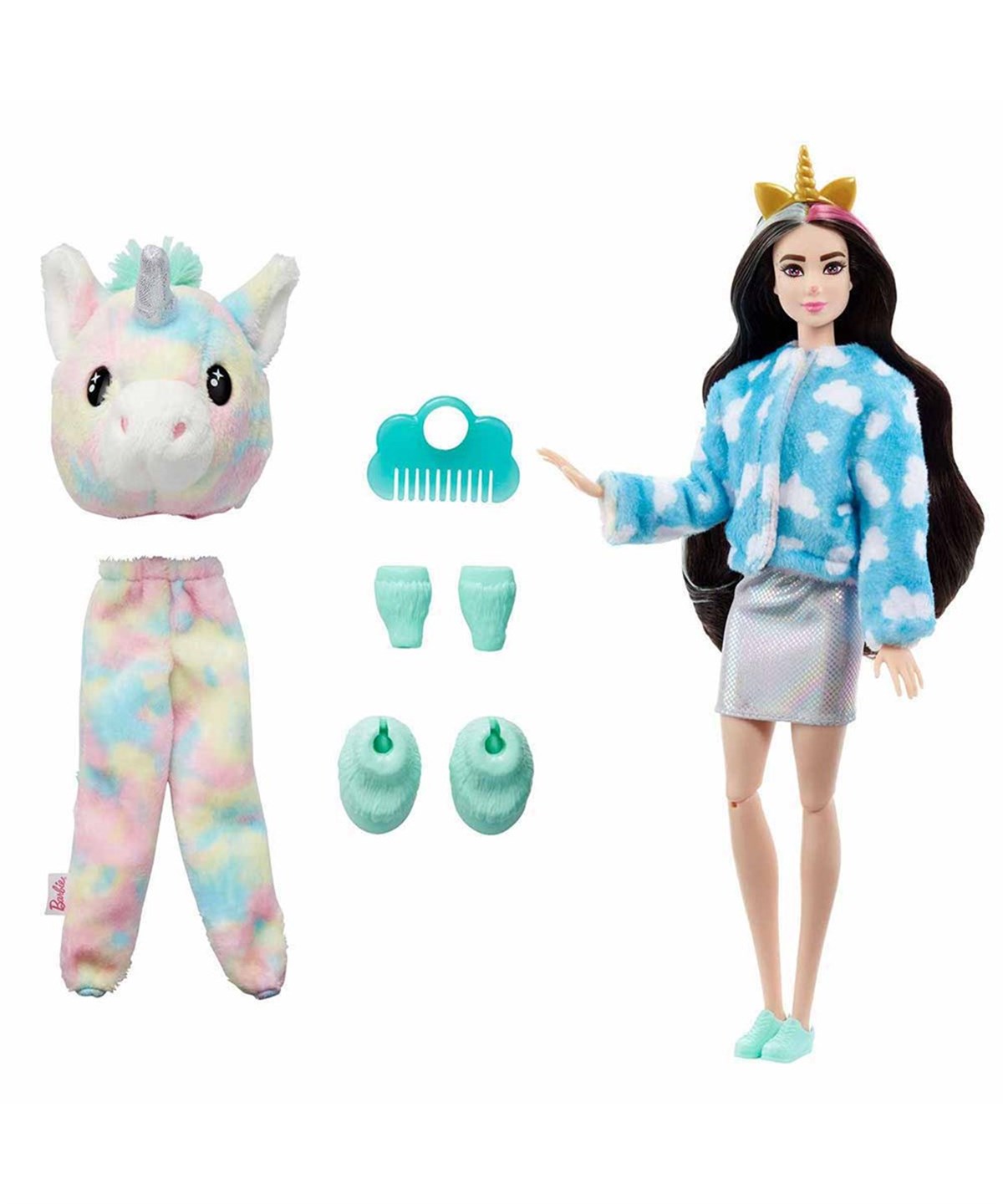 Breadcrumbut, Barbie, Barbie Cutie Reveal S2 HJL56 HJL58 Gökkuşağı Unicorn