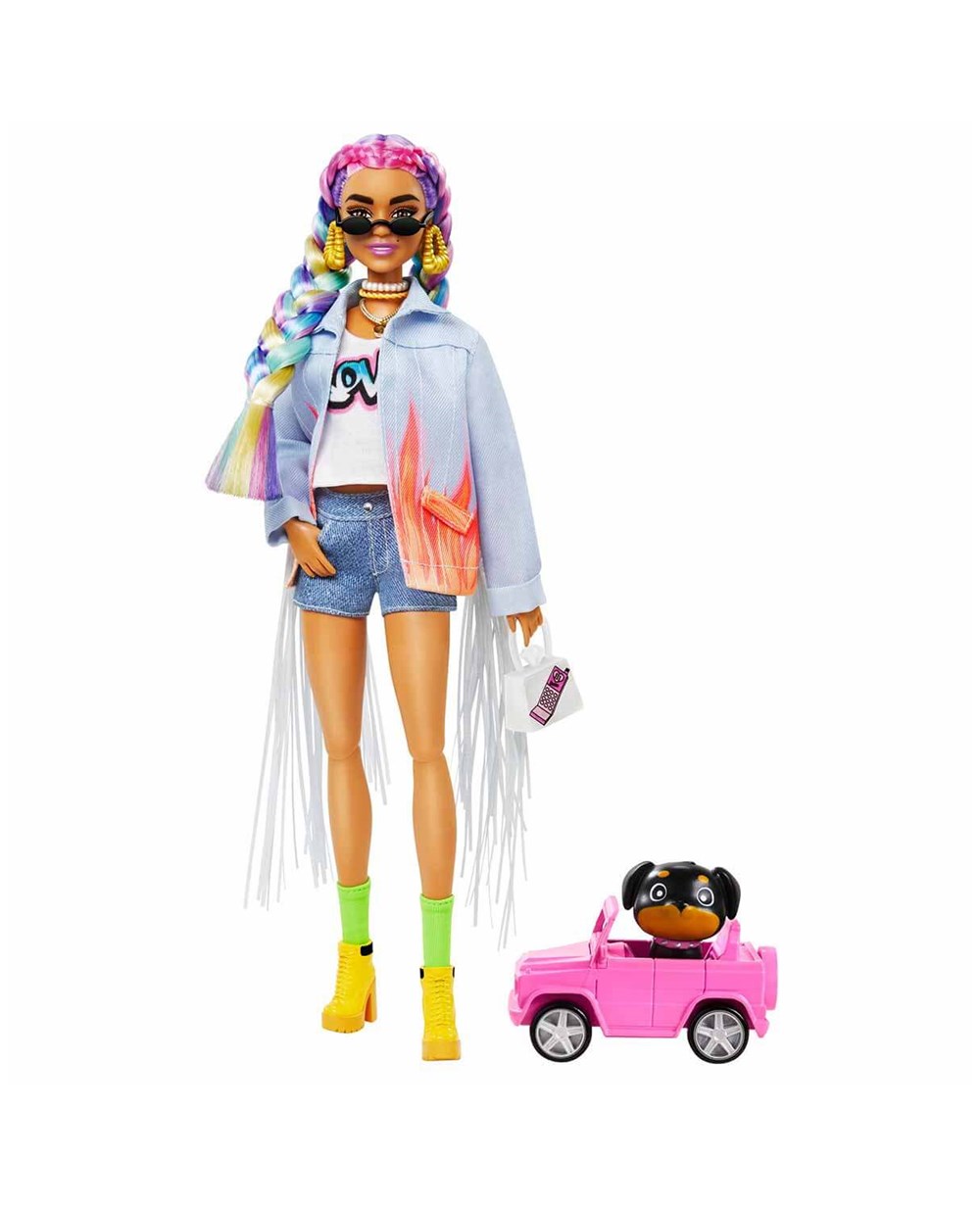 Breadcrumbut, Barbie, Barbie Extra Örgülü Rengarenk Saçlar Bebeği GRN29