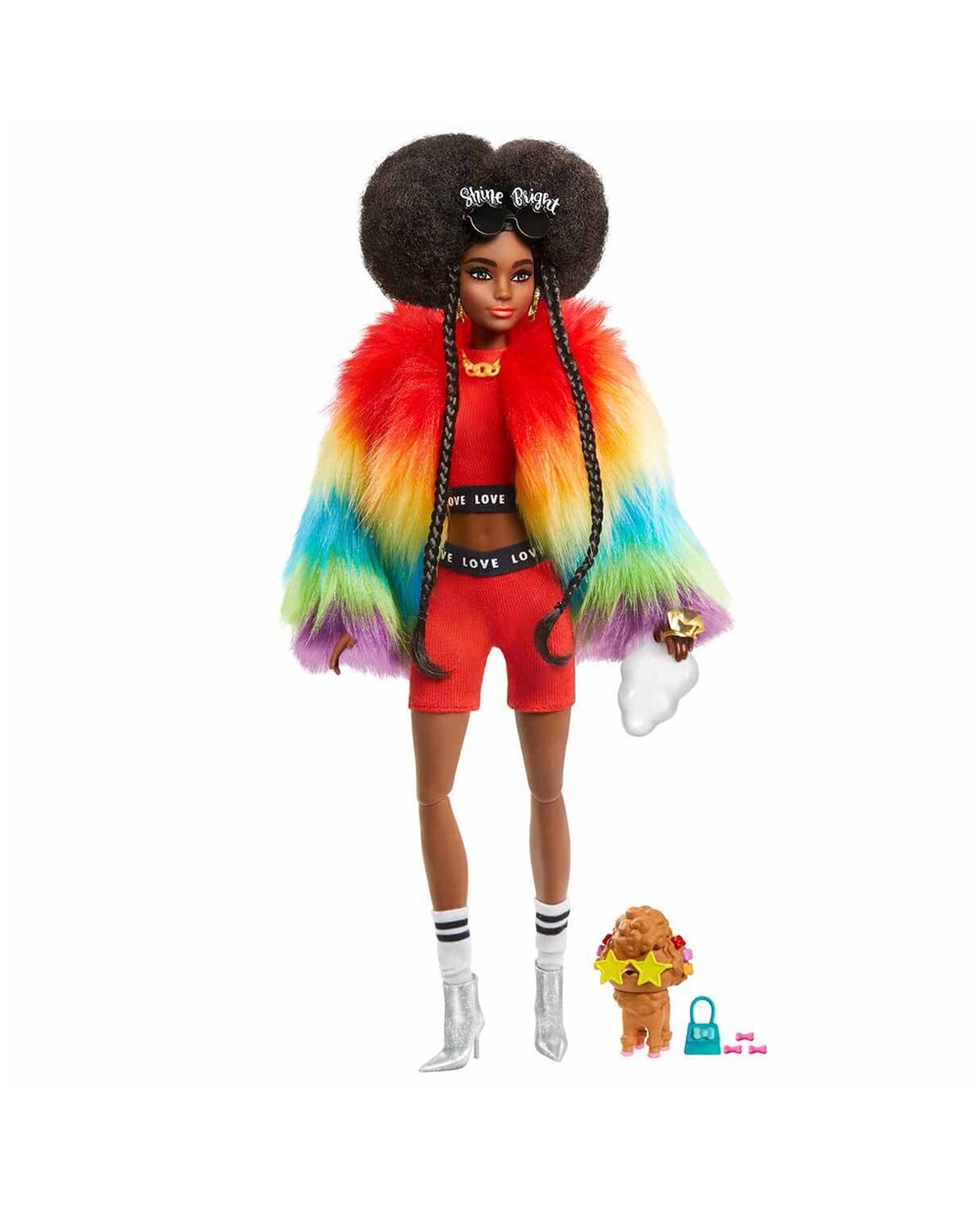 Breadcrumbut, Barbie, Barbie Extra Renkli Ceketli Bebek GVR04 GRN27