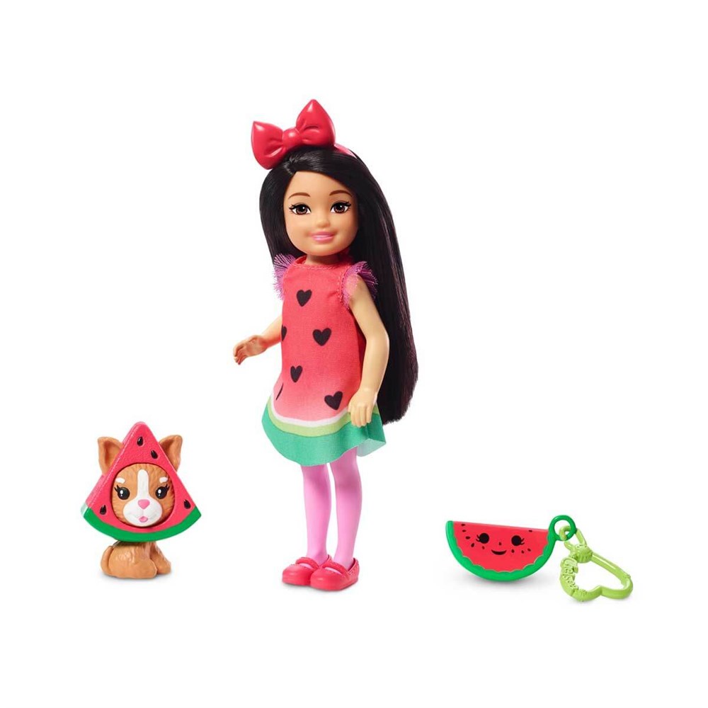 Breadcrumbut, Barbie, Barbie Kostümlü Chelsea ve Hayvancığı Oyun Setleri GHV69 GHV71