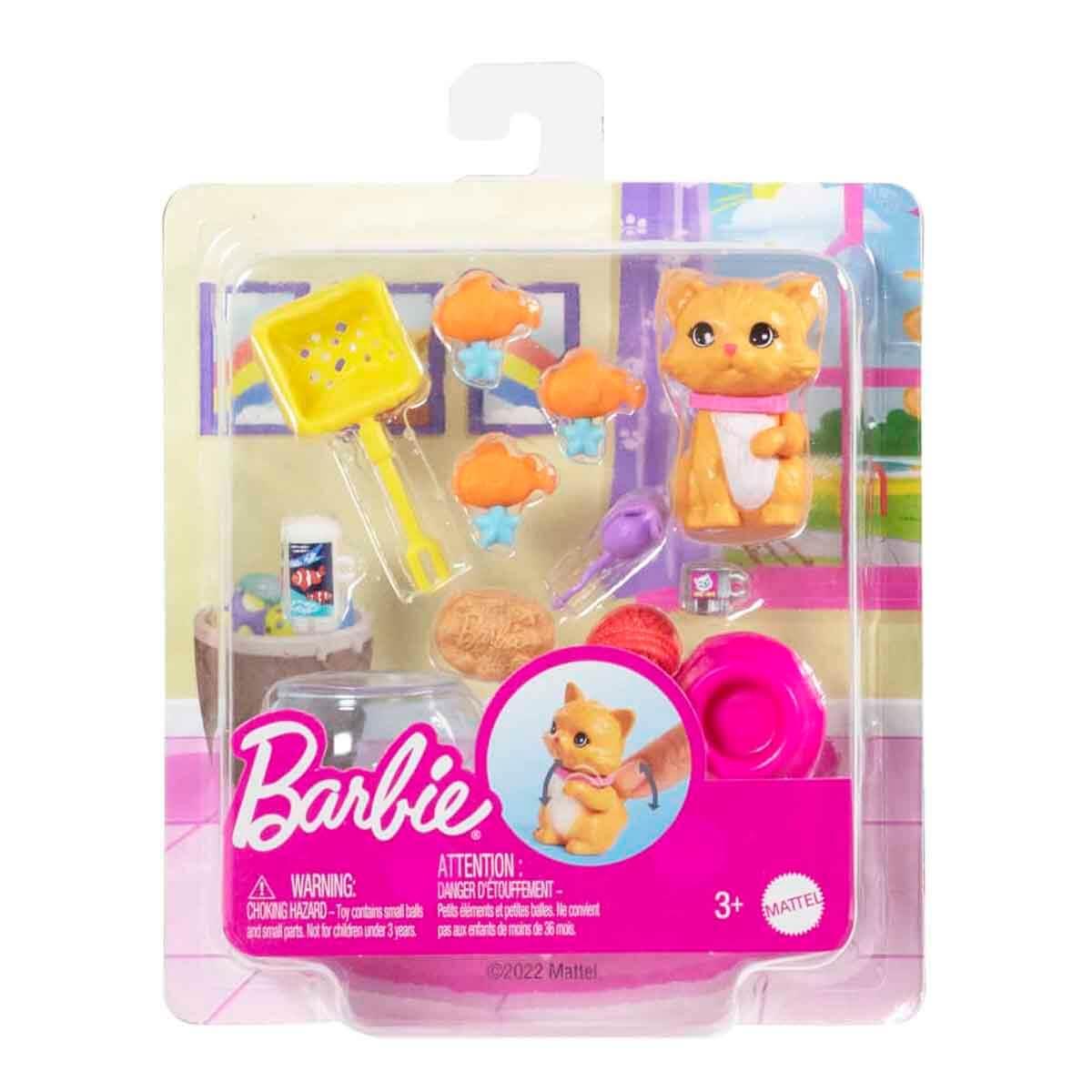 Breadcrumbut, Barbie, Barbie Sevimli Hayvanlar ve Aksesuarları HKD81 HKD83 Kedi