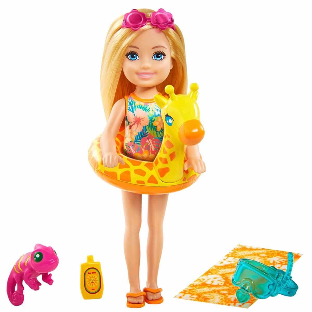 Breadcrumbut, Barbie, Barbie ve Chelsea Kayıp Doğum Günü Oyun Setleri GRT80 GRT81 Zürafa
