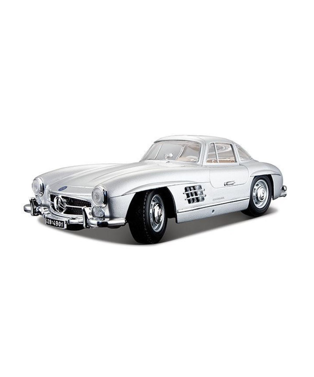 Breadcrumbut, Sunman, Bburago 1:24 Mercedes Benz 300 SL 1954 20236 Gri