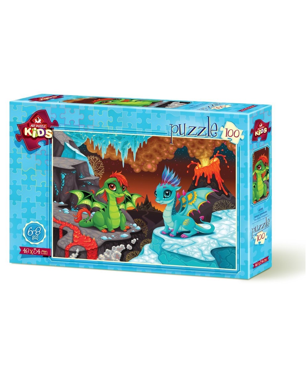 Breadcrumbut, ART PUZZLE, BEBEK EJDERHALAR - 100 PARÇA