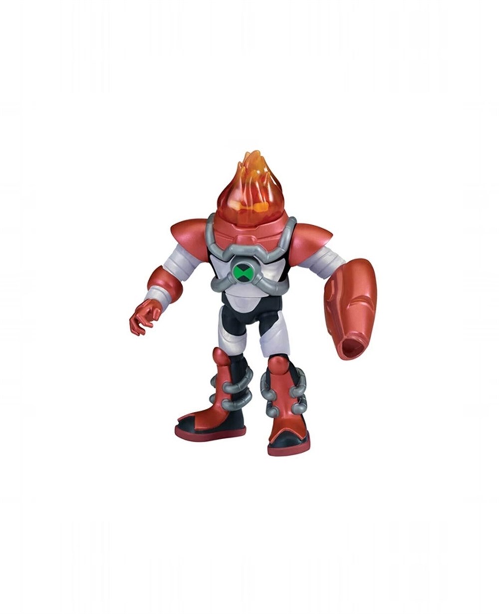 Breadcrumbut, Ben10, Ben 10 Aksiyon Figürler BEN54111 00829 Omni-Kix Armor ve Heatblast