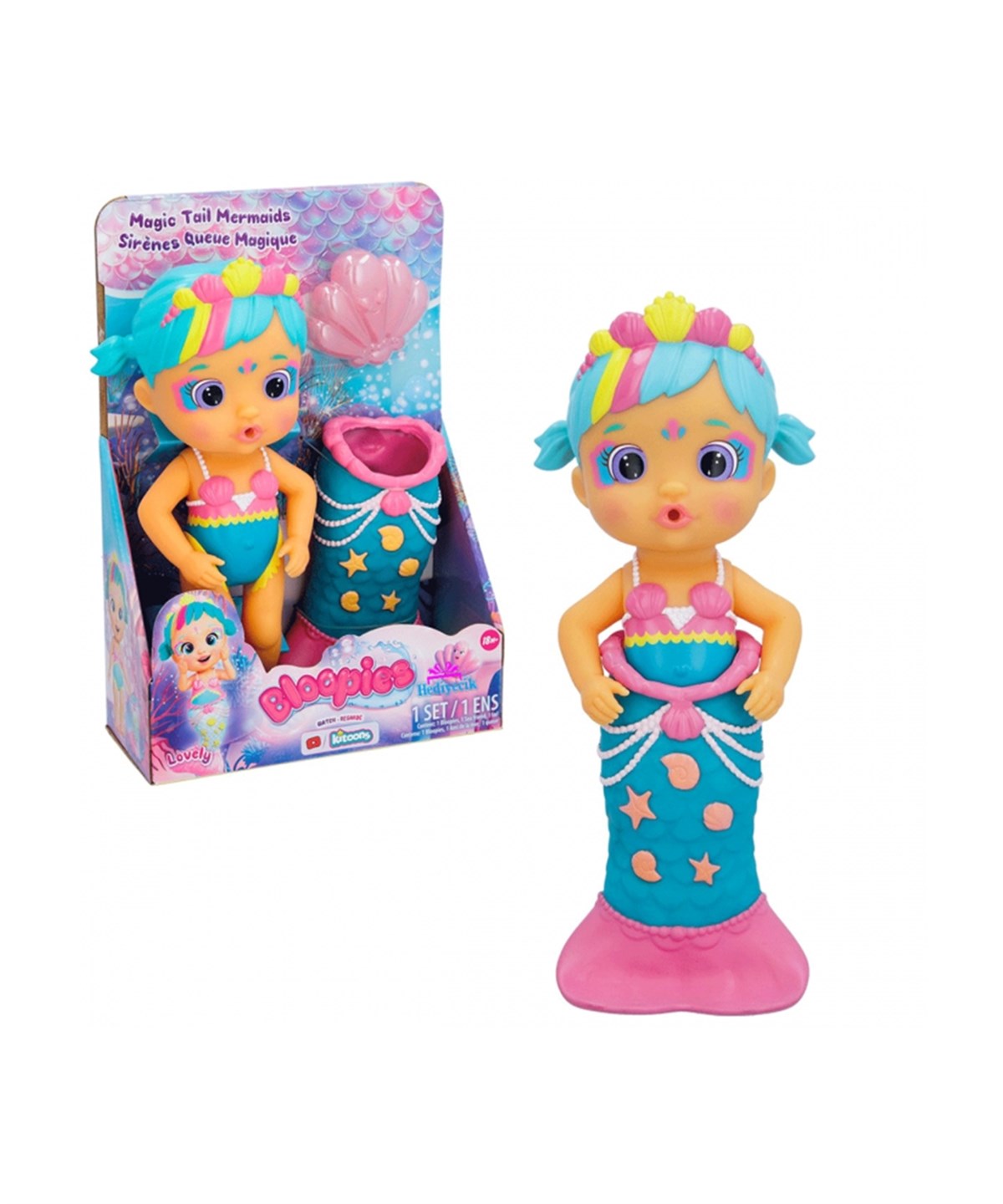 Breadcrumbut, Giochi Preziosi, Bloopies Deniz Kızı Bebekler S2 BLE06000 Lovely