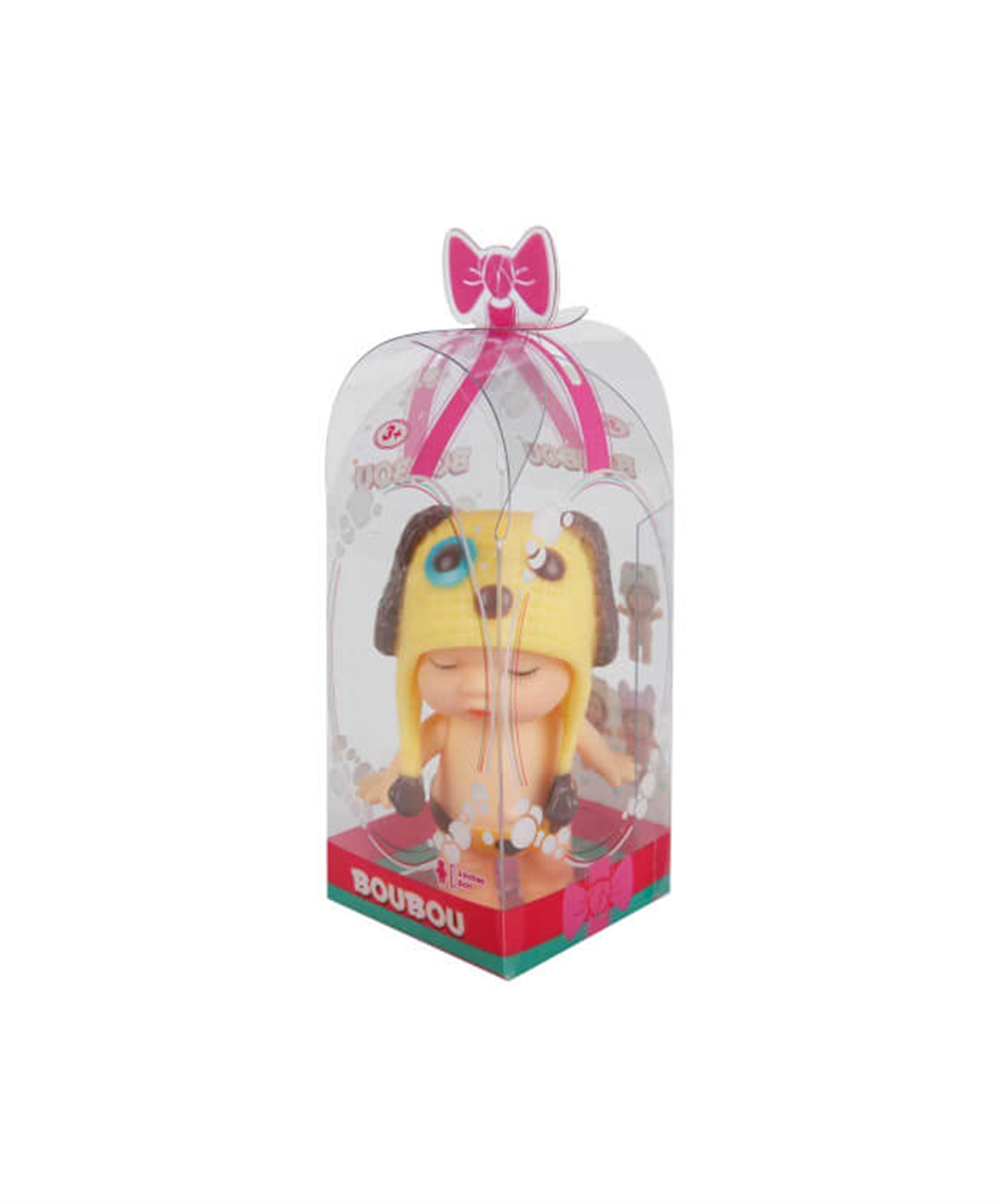 Breadcrumbut, Sunman, Boubou Yeni Doğan Şapkalı Bebek 8 cm 20388 Sarı Köpek