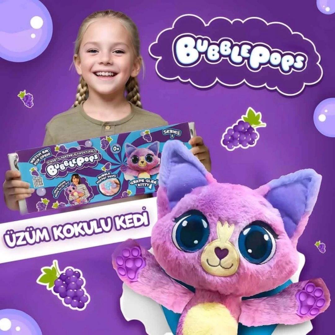Breadcrumbut, Sunman, Bubble Pops Kokulu Peluş S1 S00012004 Üzüm Kokulu Kedi