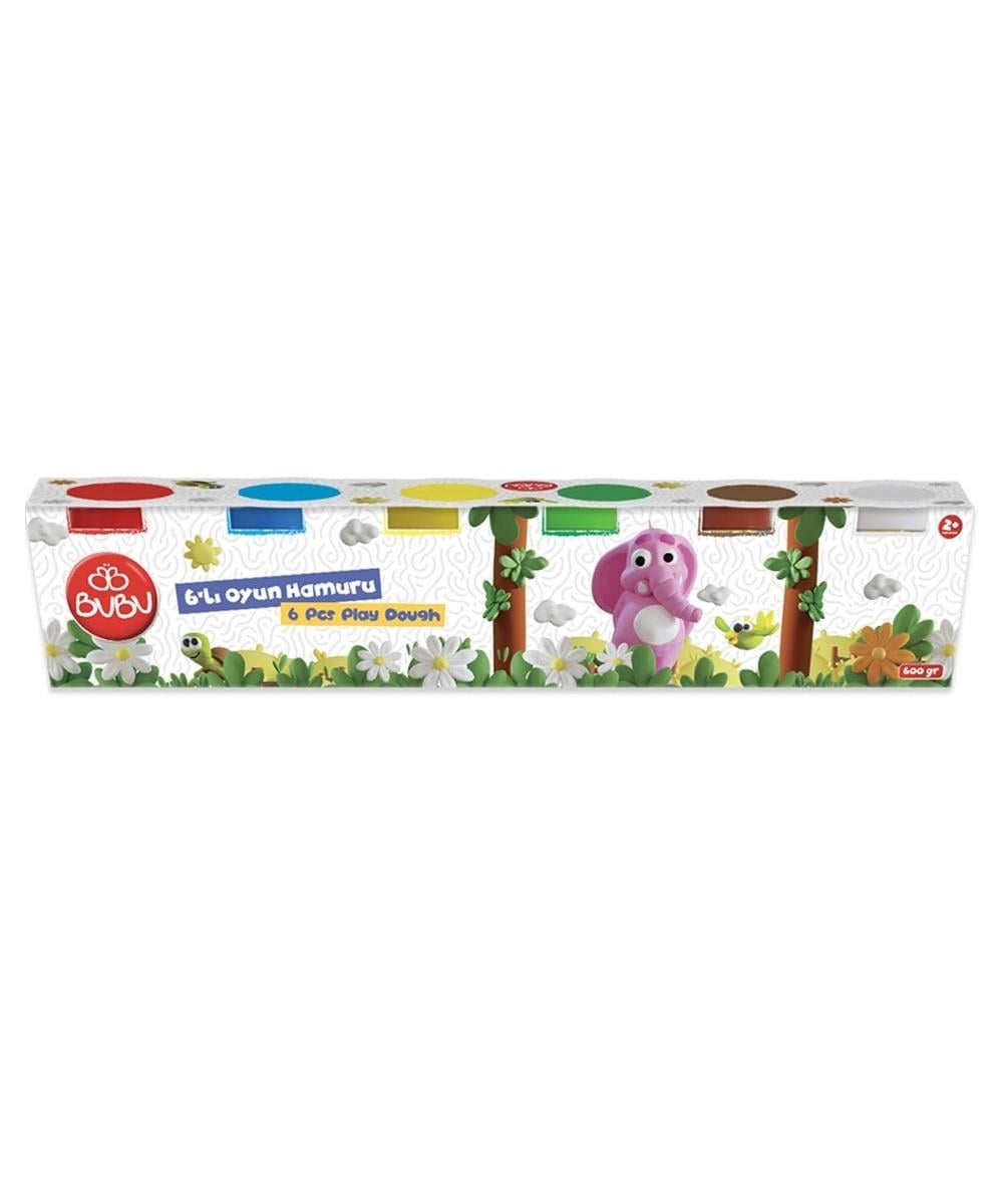 Breadcrumbut, BuBu, Bubu 6lı Oyun Hamuru Paketi (6x100gr) OH0007