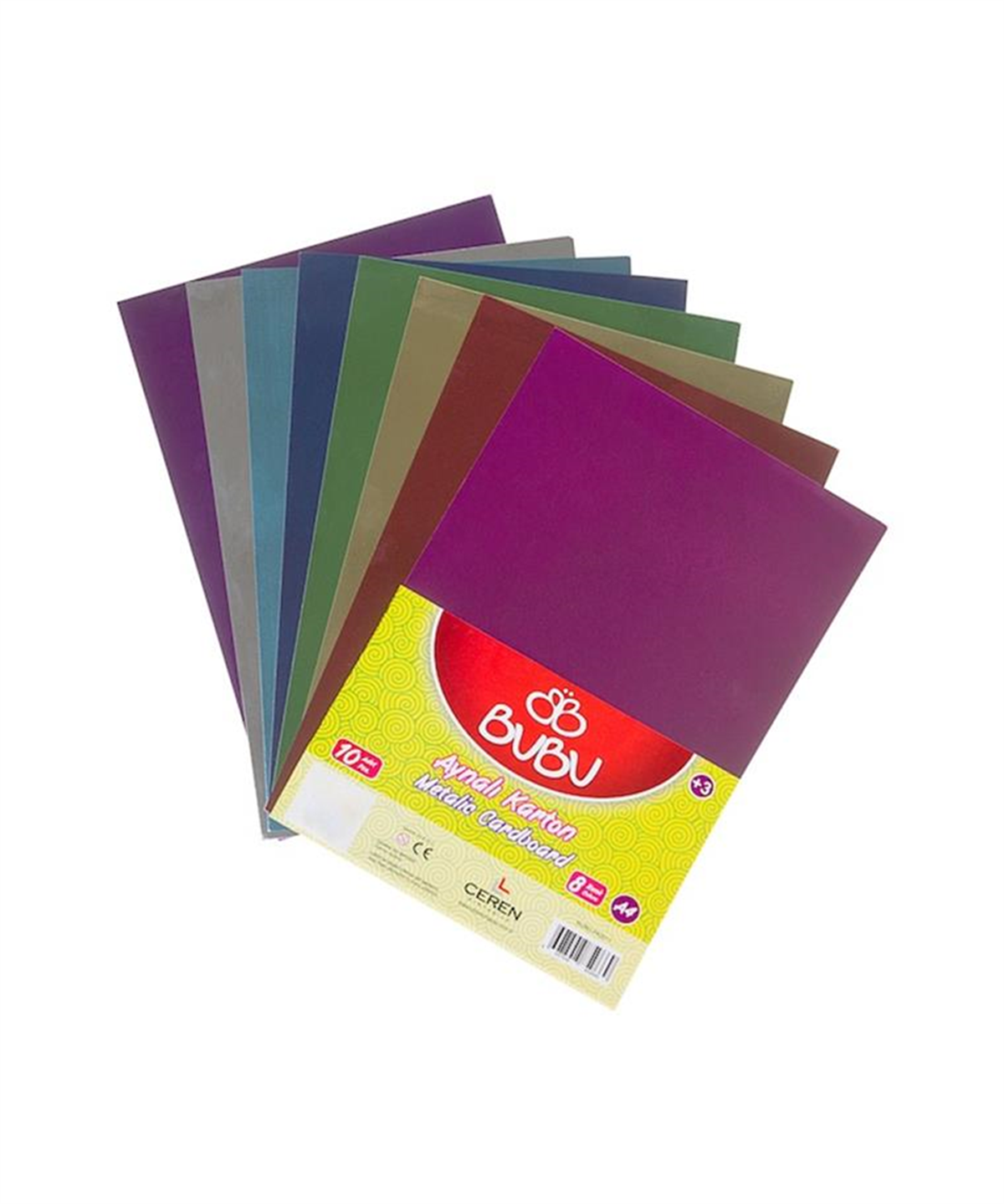 Breadcrumbut, BuBu, Bubu Aynalı Karton A4 10 lu