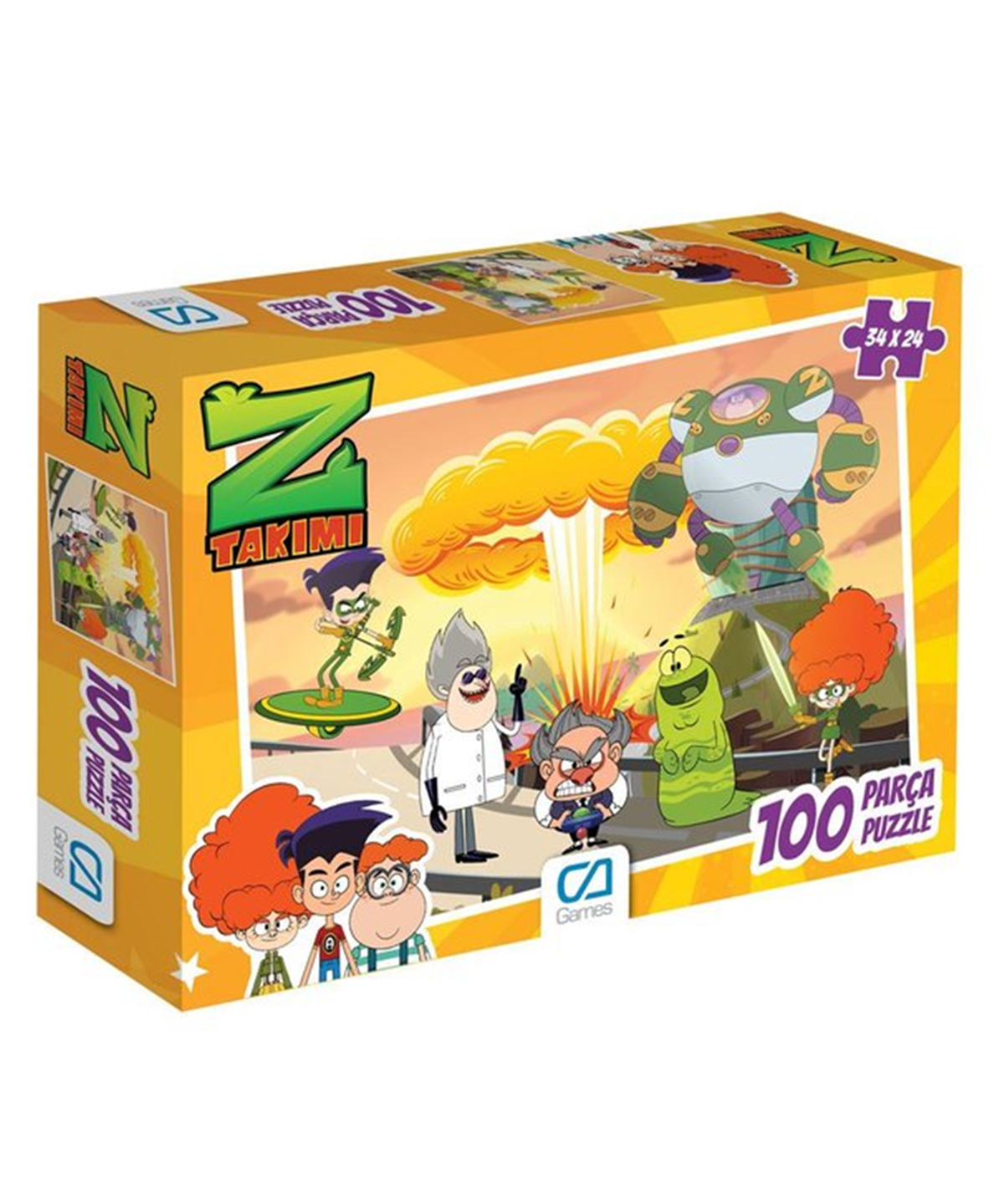 Breadcrumbut, CA Games, CA Games Z Takımı Puzzle 100 Parça