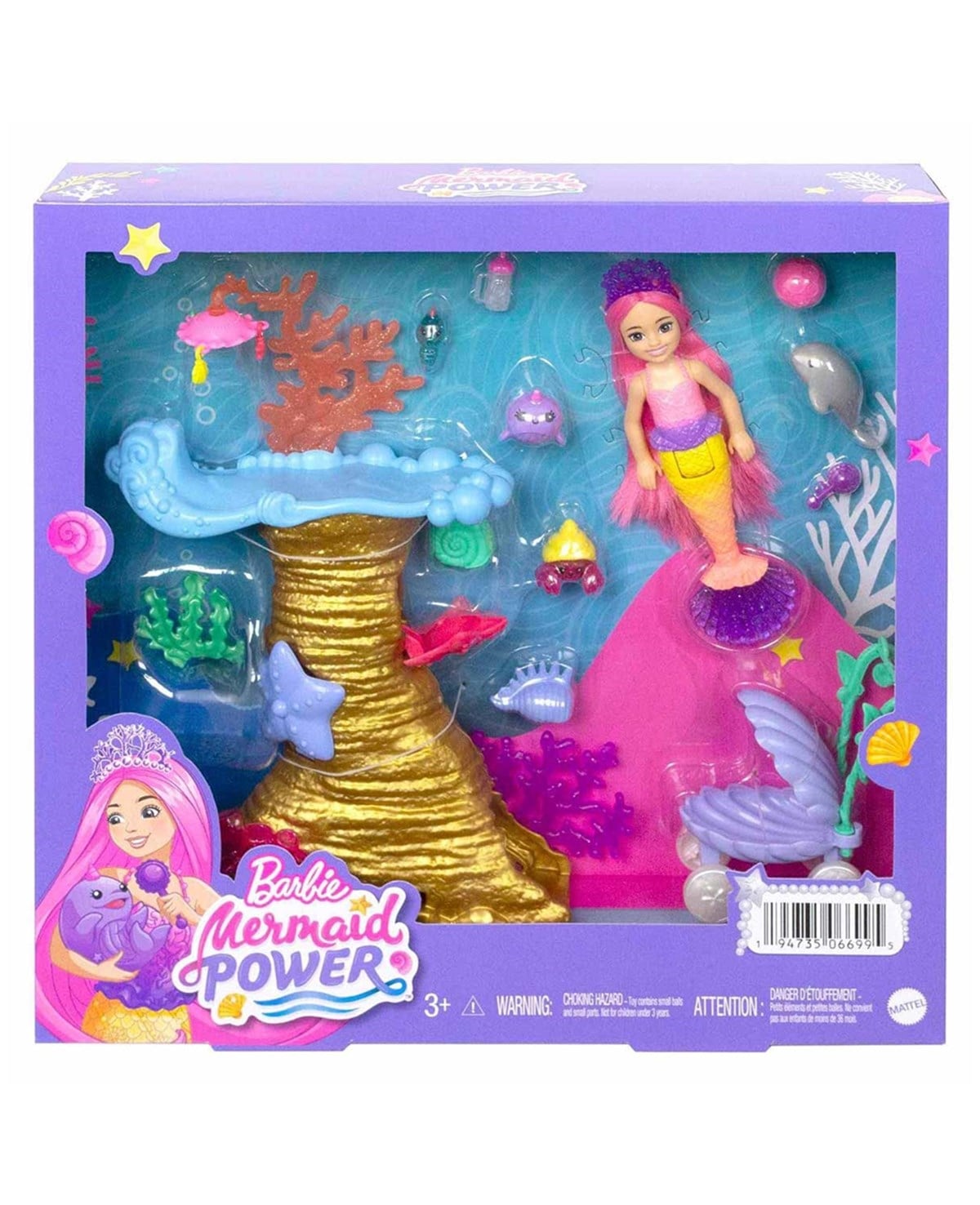 Breadcrumbut, Barbie, Chelsea Deniz Kızı Bebek HHG58