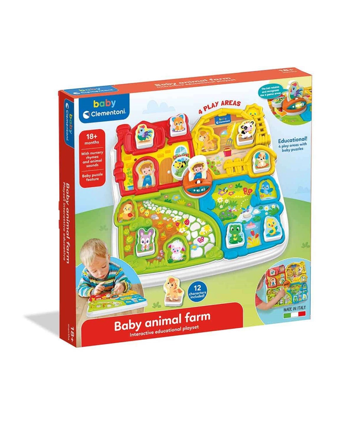 Breadcrumbut, Clementoni, Clementoni Baby Clementoni Bebek Hayvanlar Çiftliği 17716 