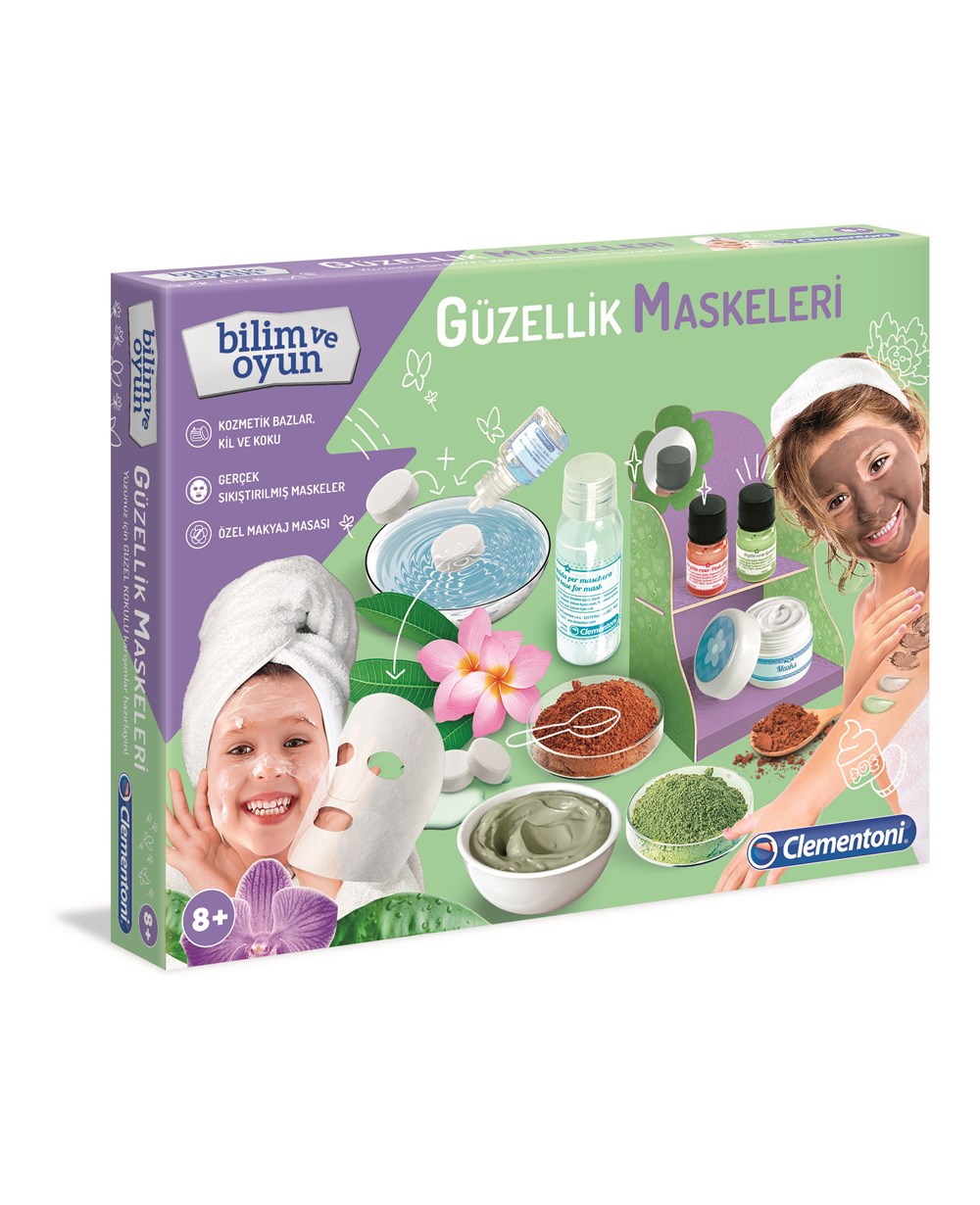 Breadcrumbut, Clementoni, Clementoni Bilim Seti Güzellik Maskeleri 64961