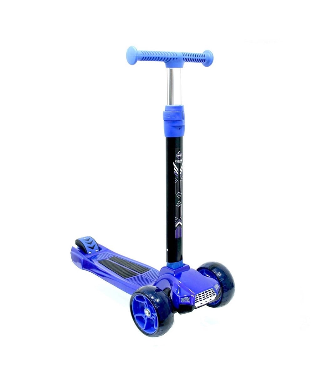Breadcrumbut, Ceren, CTOY Araba Modelli Katlanabilir Işıklı Sesli 3 Teker Scooter 55747 Mavi