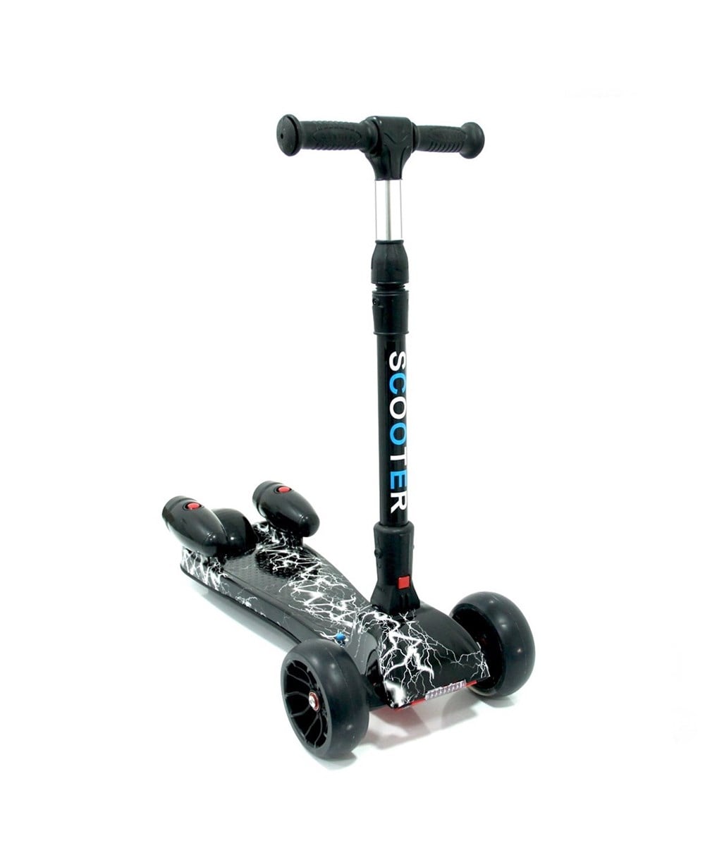 Breadcrumbut, Ceren, CTOY Işıklı Sesli ve Dumanlı 3 Tekerlekli Scooter 55761 Siyah
