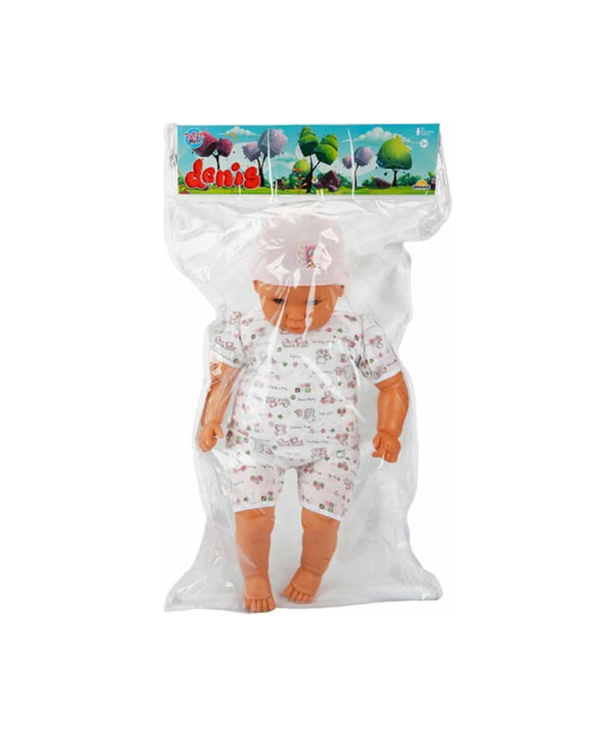 Breadcrumbut, Sunman, Denis Bebek 60 cm Karışık Desenli - Pembe Bere 22092