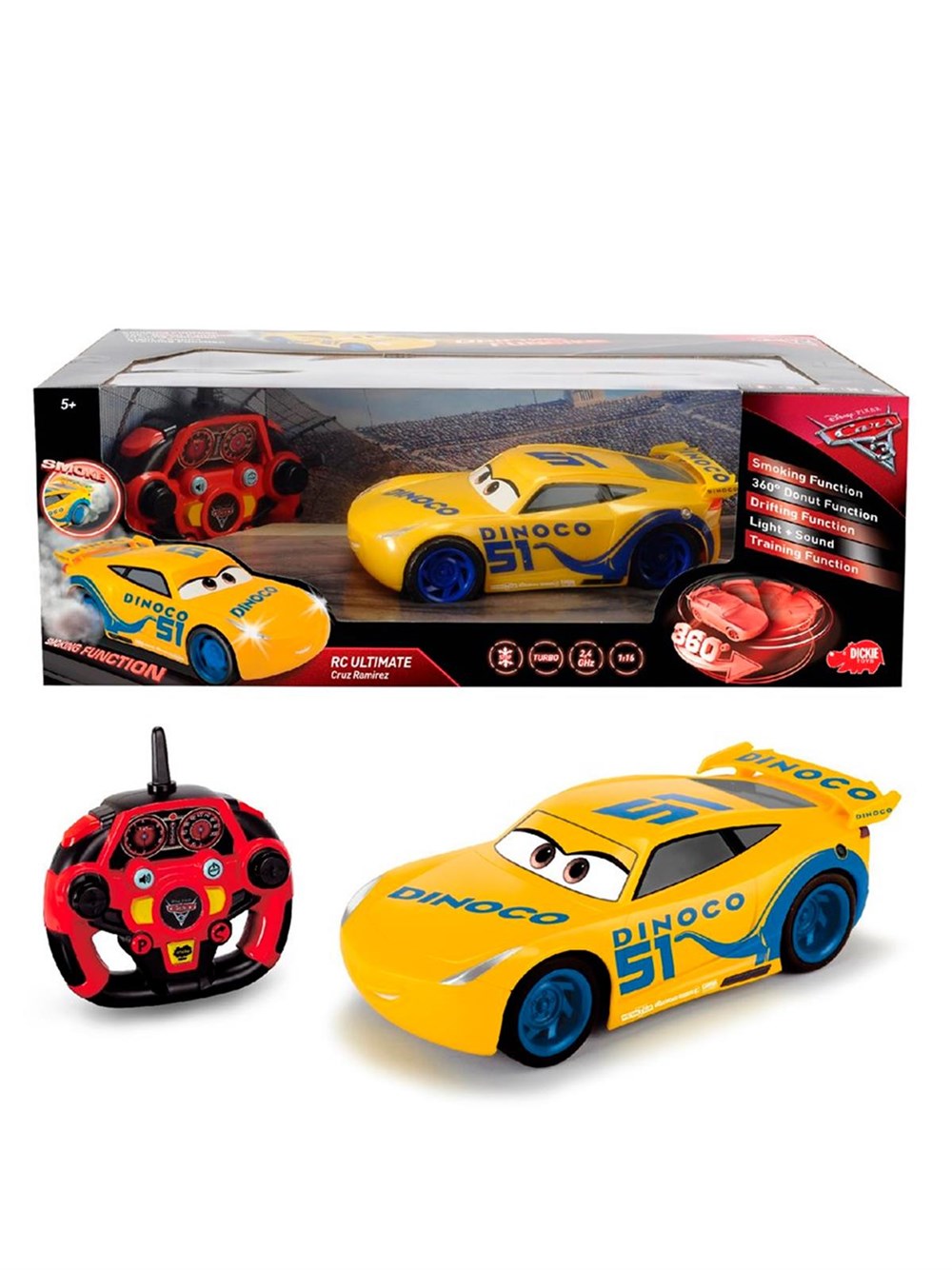 Breadcrumbut, ŞİMŞEK MCQUEEN, Dickie Cars 3 Feature Cruz Ramirez 1:16 Uzaktan Kumandalı Araba