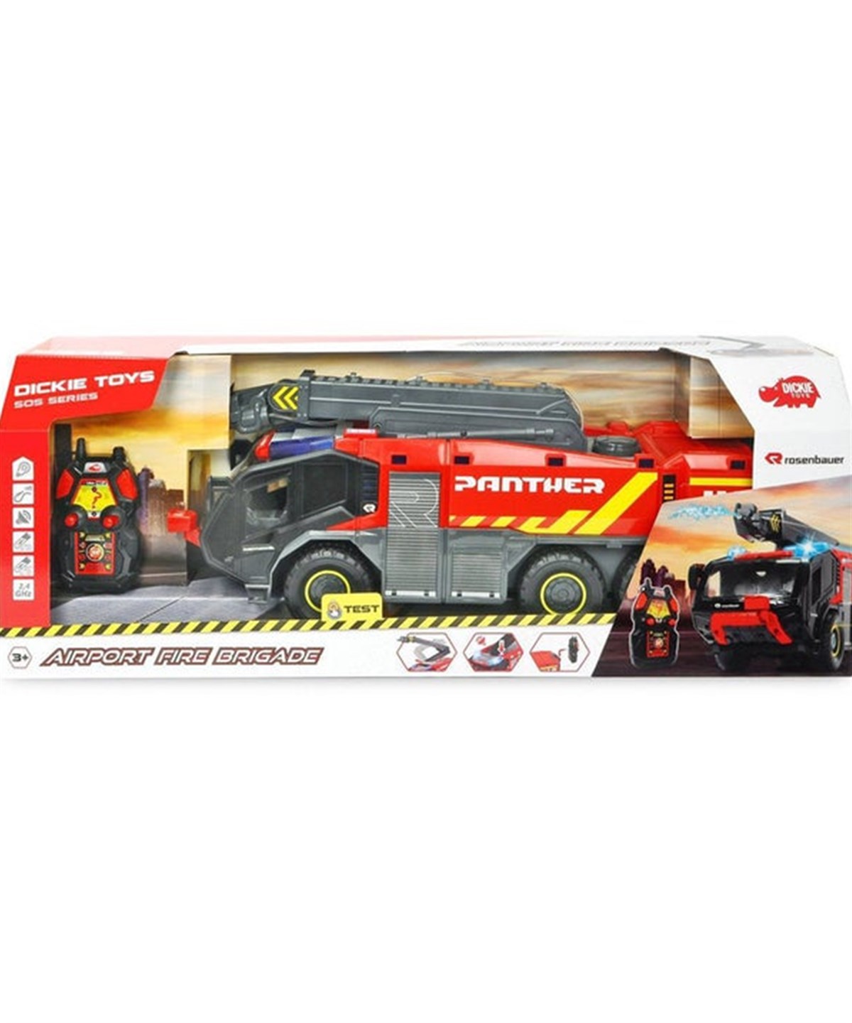 Breadcrumbut, DICKIE TOYS, Dickie Toys Airport Fire Brigade Sesli Işıklı Kumandalı 20 371 9020
