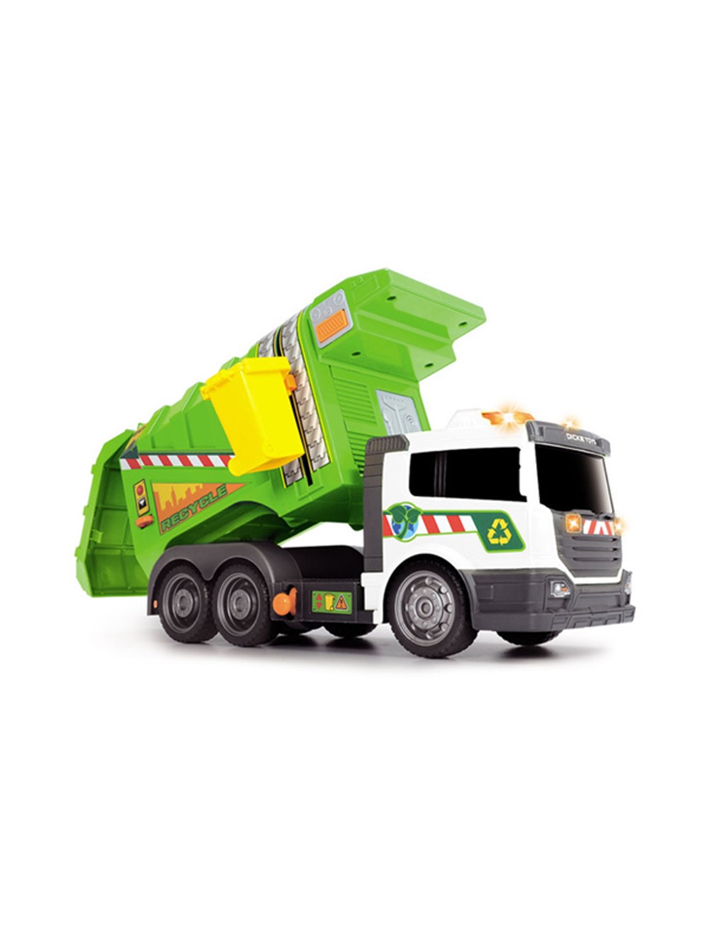Breadcrumbut, DICKIE TOYS, Dickie Toys Garbage Collector Büyük Boy Çöp Kamyonu Yeşil Sesli Işıklı