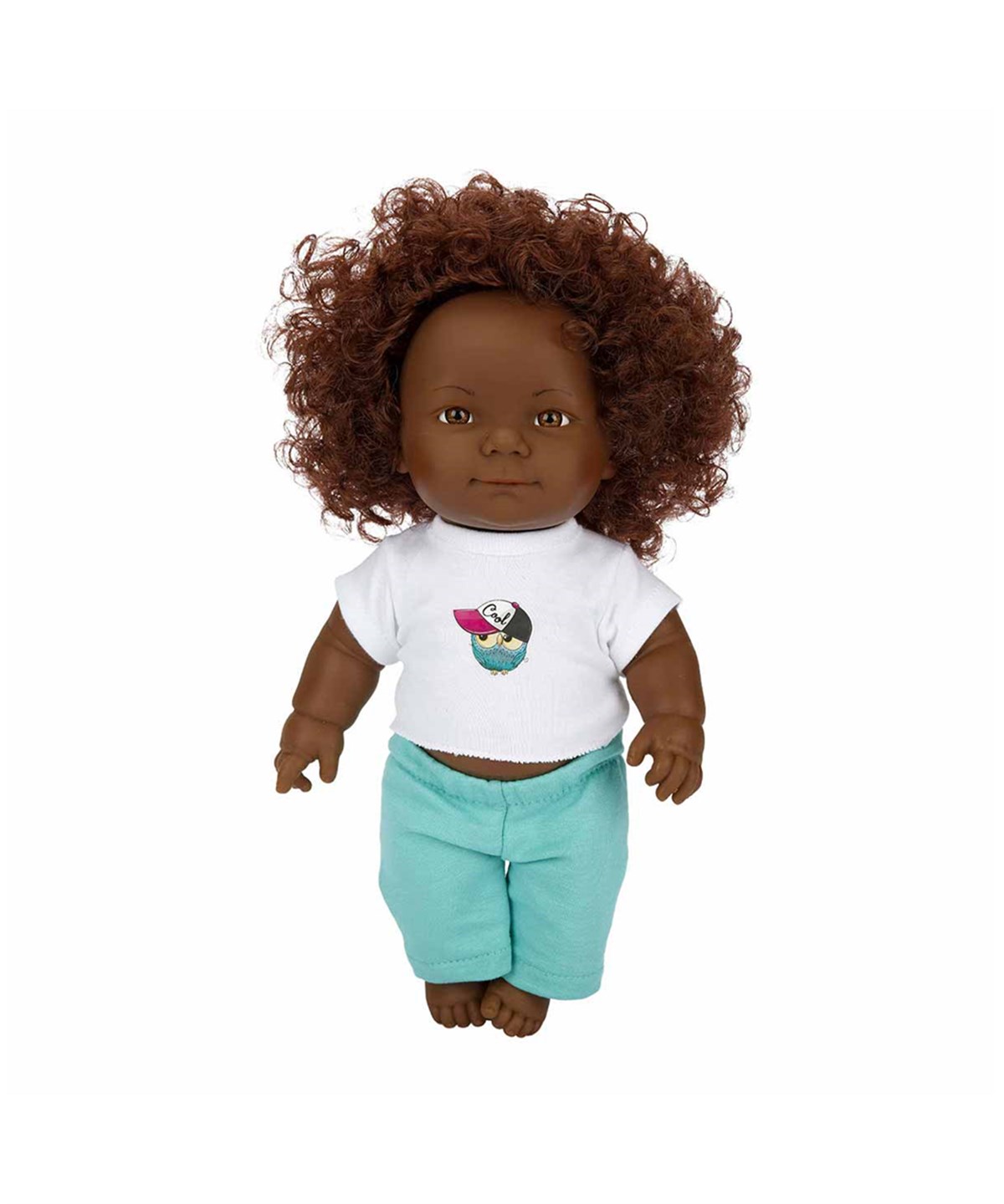 Breadcrumbut, Sunman, Dollz n More Dada Kıvırcık Saçlı Bebek 35 cm 35306 Yeşil Eşofman