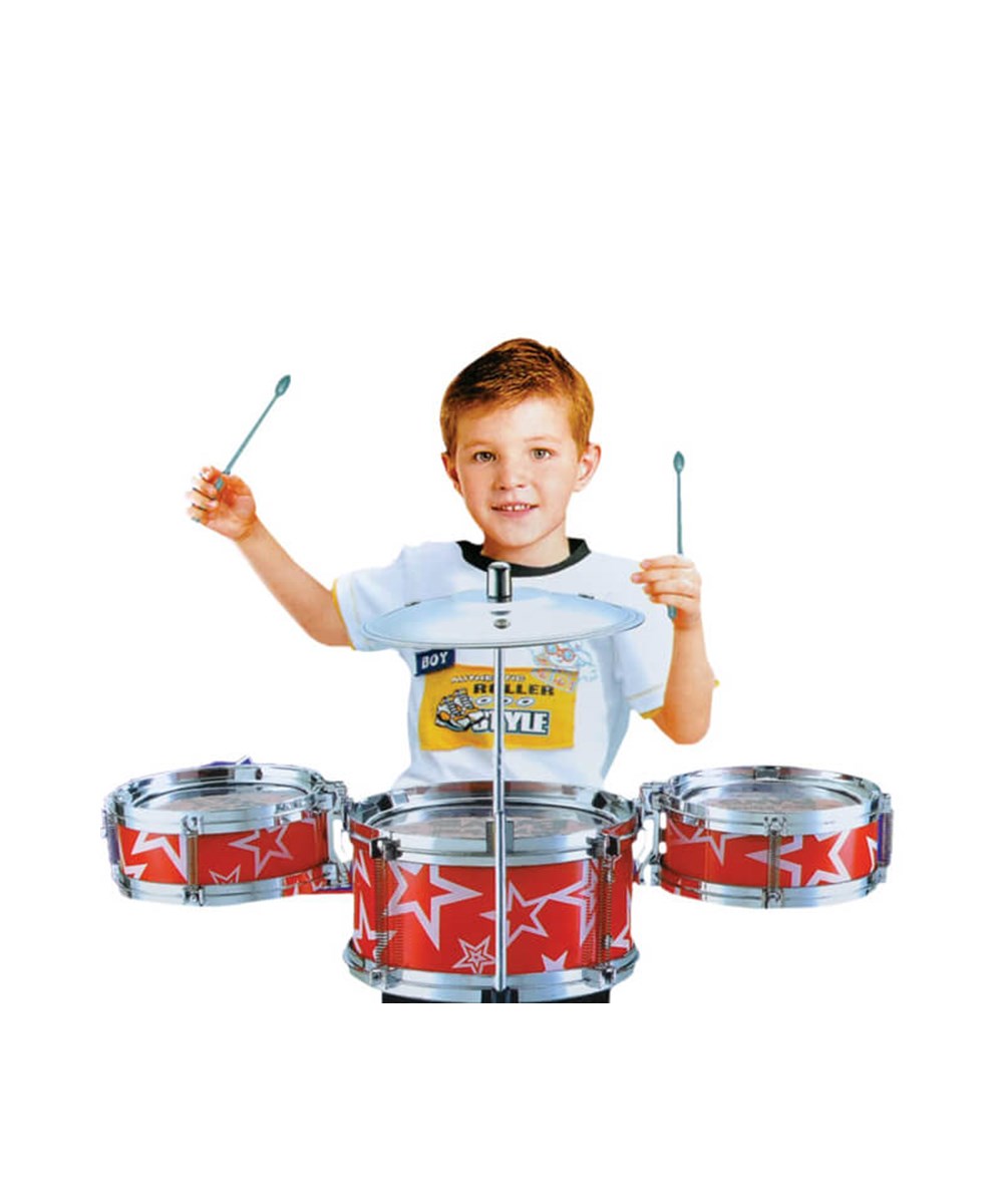 Breadcrumbut, CANDA OYUNCAK, Eccho Jazz Drum Mini Bateri Seti 10083 Kırmızı