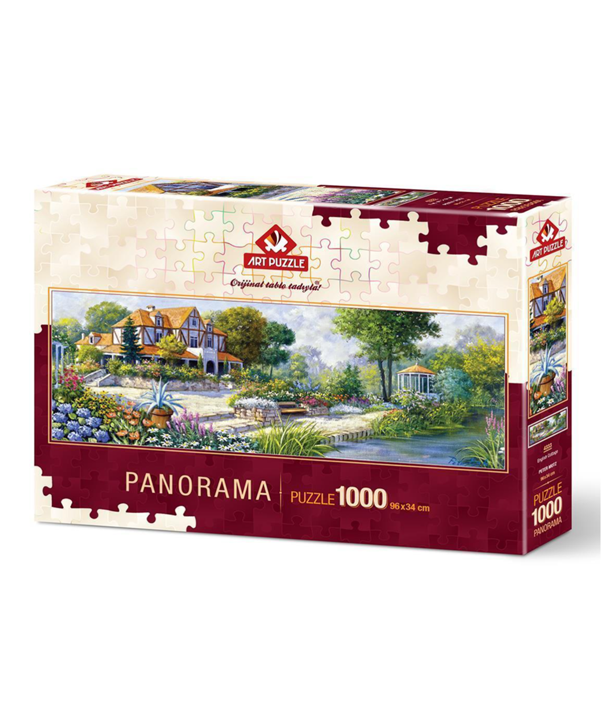 Breadcrumbut, ART PUZZLE, ENGLISH COTTAGE - 1000 PARÇA PANORAMA