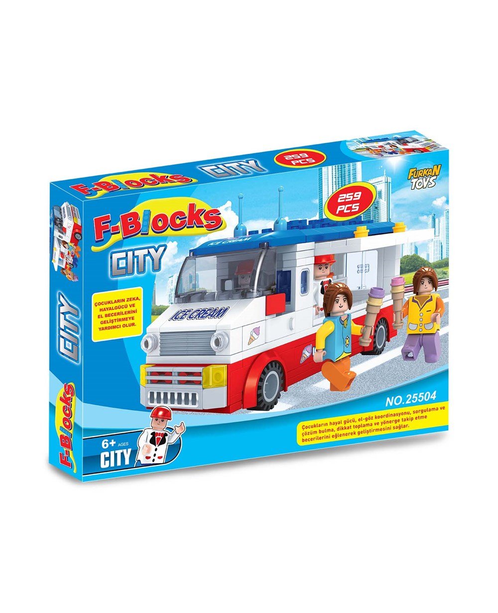 Breadcrumbut, F-BLOCKS, F-BLOCKS CITY SERI 259 PCS FR37234