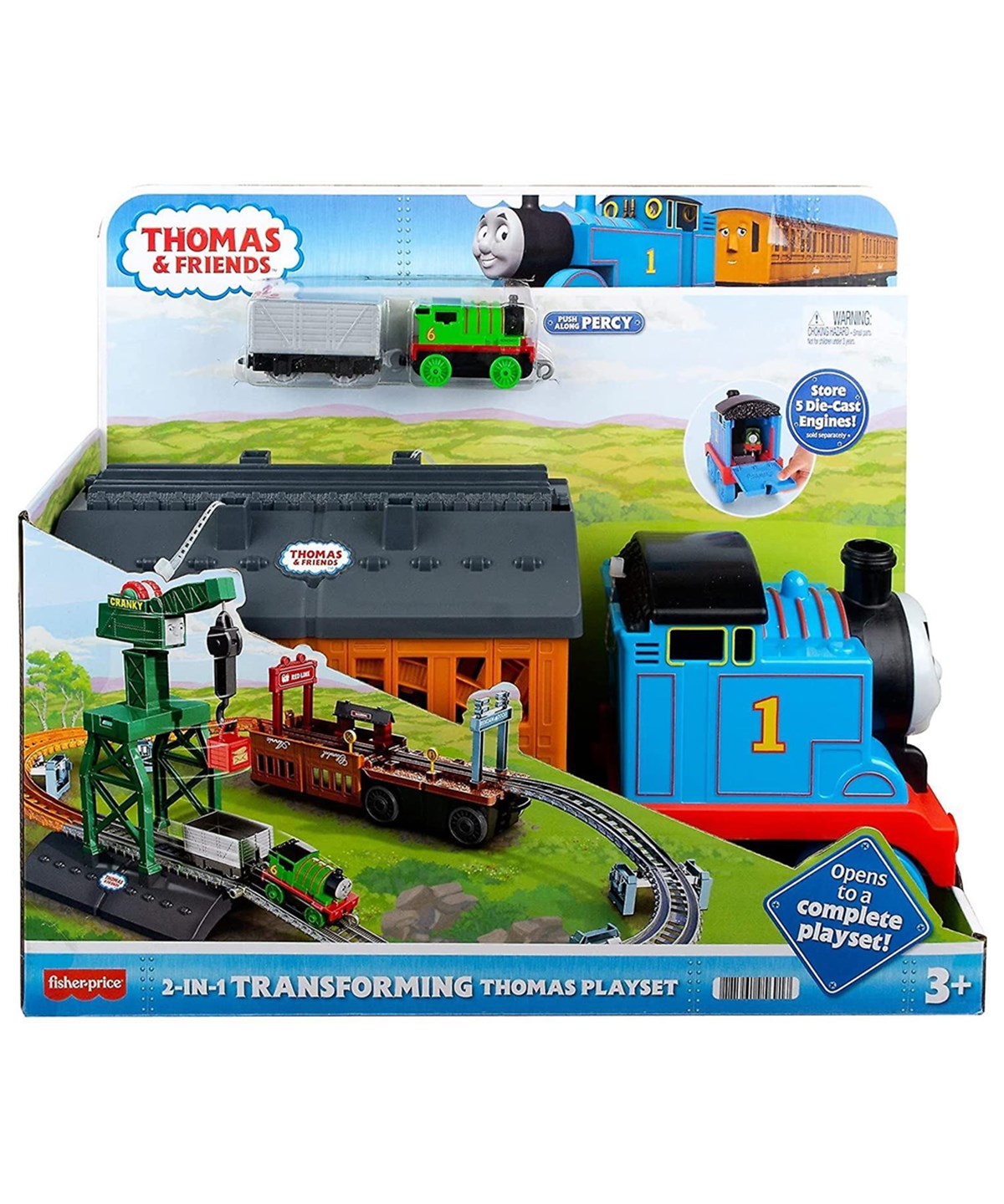 Breadcrumbut, Thomas ve Arkadaşları, Fisher Price Thomas ve Arkadaşları 2'si 1 Arada Dönüşen Thomas Oyun Seti GXH08