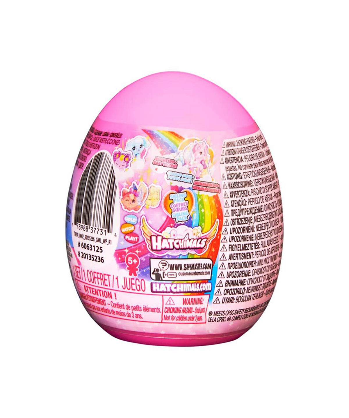 Breadcrumbut, SPIN MASTER, Hatchimals Biriktirebilir 2 Karakterli Kardeş Oyun Seti