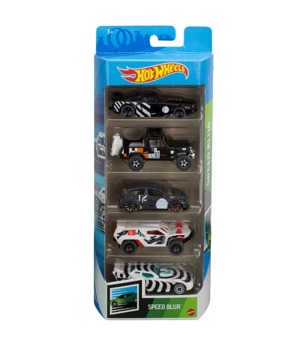 Breadcrumbut, Hot Wheels, Hot Wheels 5'li Araba Seti 01806 GTN45 Speed Blur